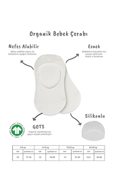 Bistyle Organic Baby Girl Boy Child 2 Pack Ballerina Basic