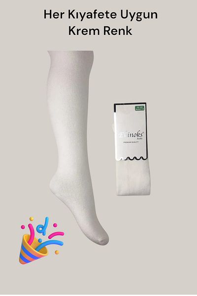 Ekinoks Girl's High Quality Combed Cotton Tights