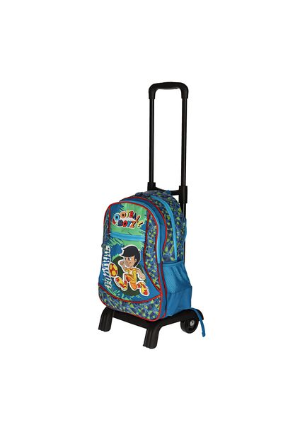 School Friendly Geanta Scoala Fotbal Troller Albastru 42cm
