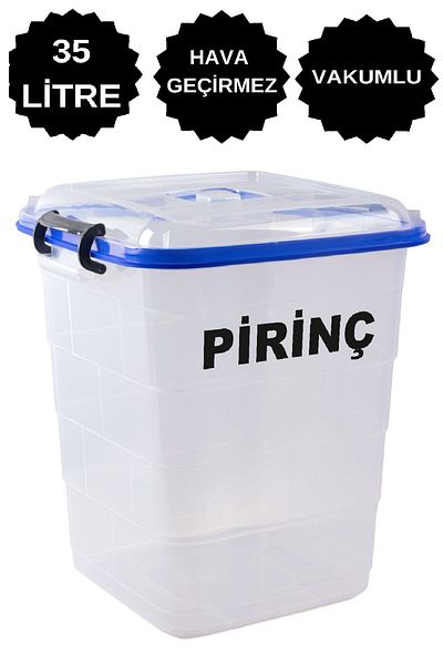 DEEMBRO New Mega Large 35 Ltr Vacuum Silicone Rice Storage Cover Cannot Breathe Air