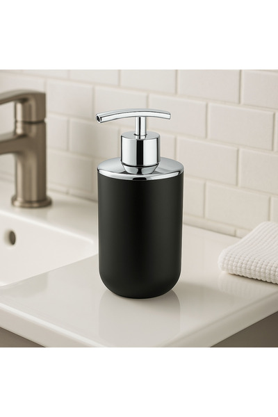 Saban Δοχείο υγρού σαπουνιού Πλαστικό Μαύρο