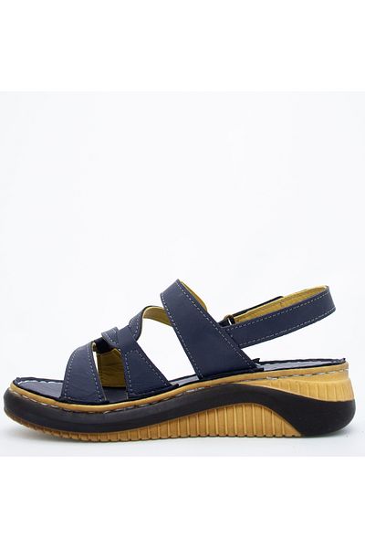 CONSUELO Sandale ortopedice din piele cu velcro 10233