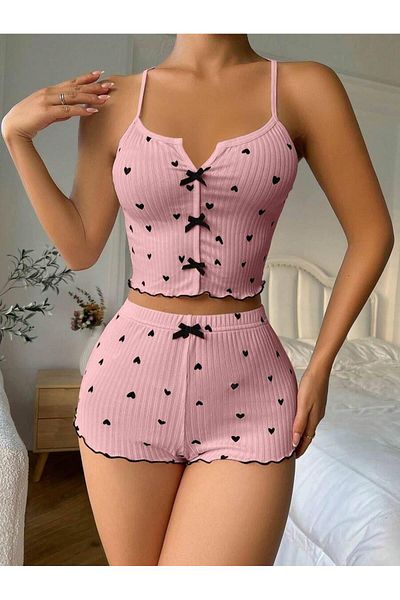 MH Moony Homewears 2-Piece Hermonie Summer Soft Shorts Pajama Set