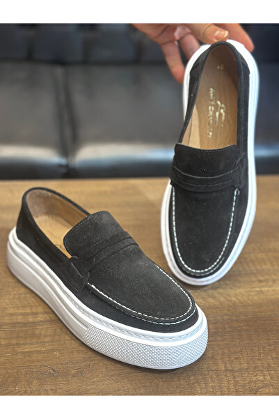 Avni Ceylan Süet Deri Rahat Babet Ayakkabı