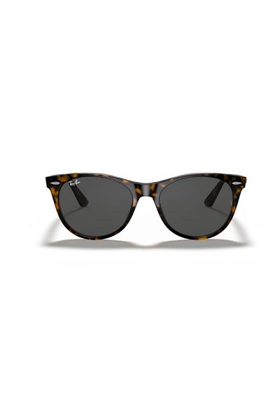 Ray-Ban Rb 2185 1292B1 55 Unisex Geometric Melted Brown Bone Sunglasses