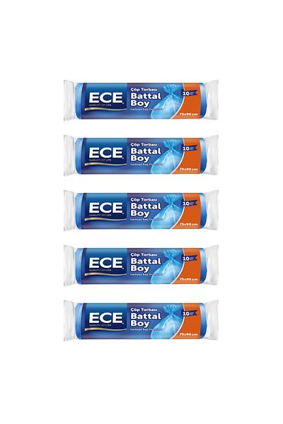 Ece Garbage Bag King Size 10' Lu X 5 Pcs