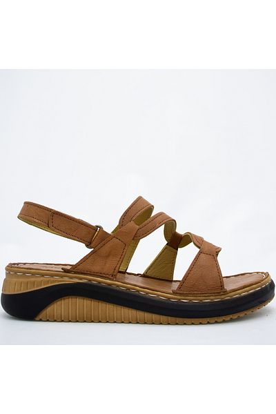 CONSUELO Orthopedic Leather Velcro Sandals 10233