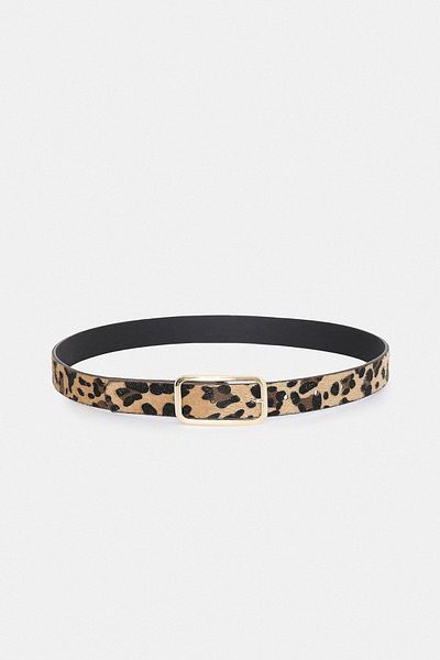 Antioch Leopard Patterned Leopard Patterned Faux Leather Women's Belt