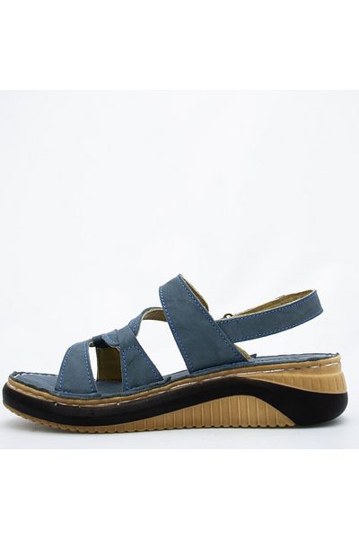 CONSUELO Sandale ortopedice din piele cu velcro 10233