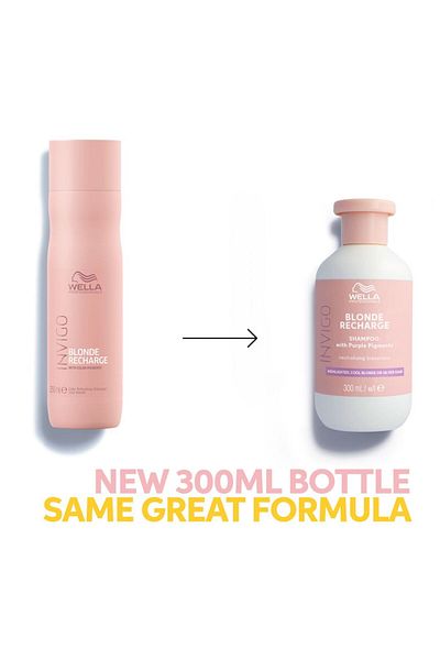 Wella Professionals Sampon Wella Professionals Invigo pentru reimprospatarea culorii Recharge Cool Blonde 300 ml