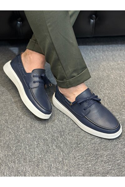 Avni Ceylan Air Sole Genuine Leather Babet Shoes with Heel Spur Protection