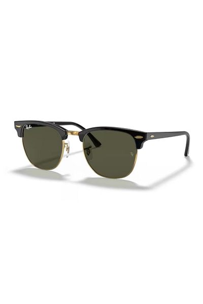 Ray-Ban Rb 3016 W0365 49 Clubmaster Unisex Black Sunglasses
