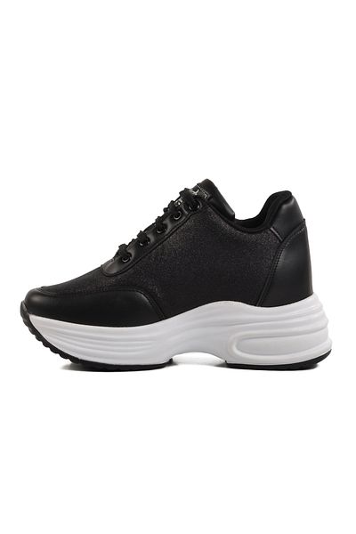AYAKMOD Black High Sole Women's Sports Shoes 6031 Z