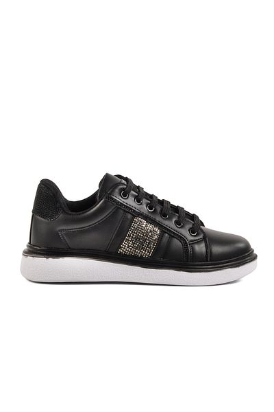 AYAKMOD Black Lace-Up Women's Sports Shoes 707 Z