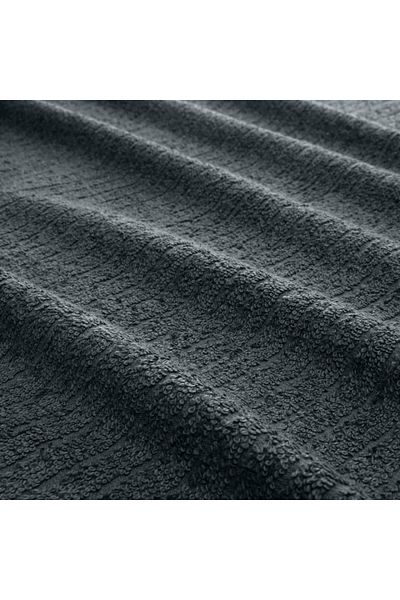 IKEA VÅGSJÖN Bath Sheet, Dark Grey, 100x150 cm – Soft, Absorbent 100% Cotton Towel