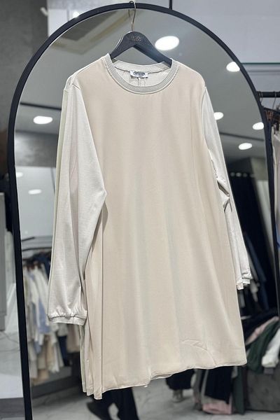 FUAT GÜRSEN Beige Fuat Gürşen Inner Tunik 25Y-3310