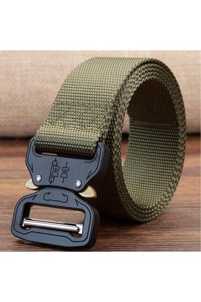 ELFİHAM Ζώνη τακτικής προπόνησης Cobra Buckle (χακί)