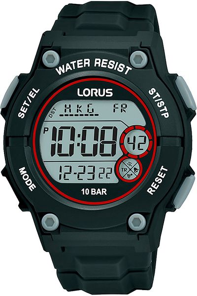 Lorus Unisex Watch R2329PX9 Sports Black with Grey dial