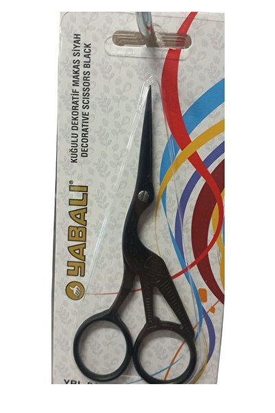 Marsilyan مقص تطريز بجعة مقص ديكور أسود YBL-045 موديل 11