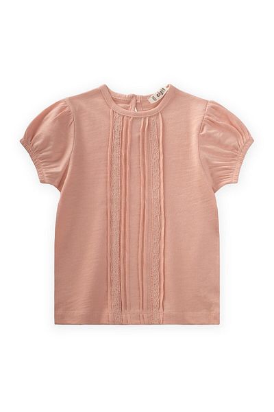 Cigit Lace Striped Blouse 1-5 Years Old Baby