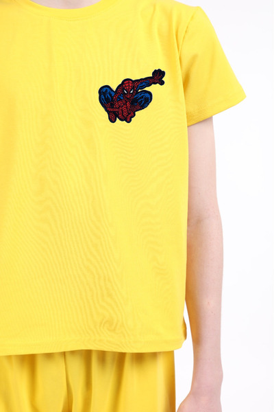 FANTASTIC ARMA Ütü Ile Yapışan Dokuma Arma Patch Yama, Spider Arma Seti, Örümcek Desenli Adam Man Patch 4'lü