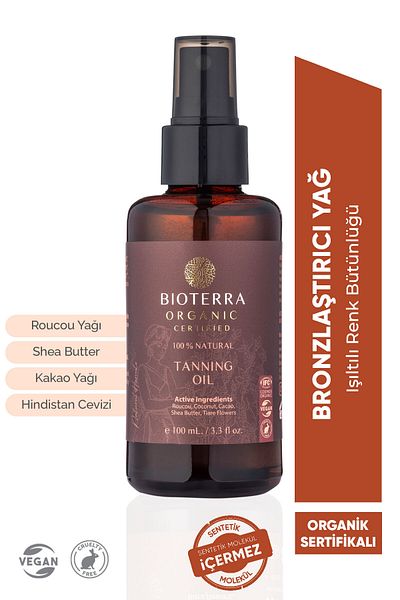 Bioterra 100 Ml Organic Bronzing Oil