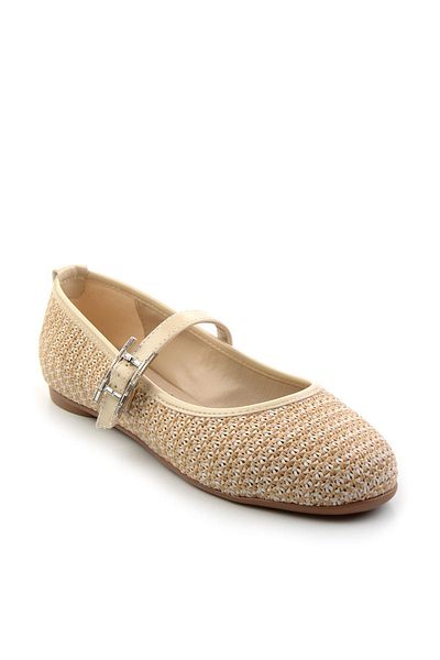 Bambi Beige Women's Ballerina K 01823122318   Classic Style Shoes
