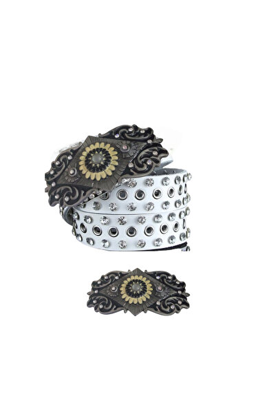 targay Ζώνη με πλήρη διακόσμηση από λαμπερές πέτρες