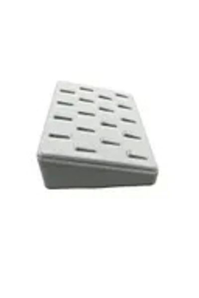 MeGass Dekor Domestic Production Suede Fabric Gray Color 18/13 cm Multi-Taloned Ring Display Accessory