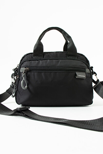 Sanmorris Women's Water Resistant Parachute Fabric 4 Compartment Cross Strap Oval Hand and Shoulder Bag