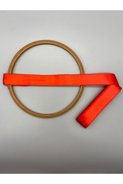Ak Tuhafiye Red Satin Ribbon 3 cm 10 Meters Wide Satin, Bundle-Ornament-Decor Ribbon No:39