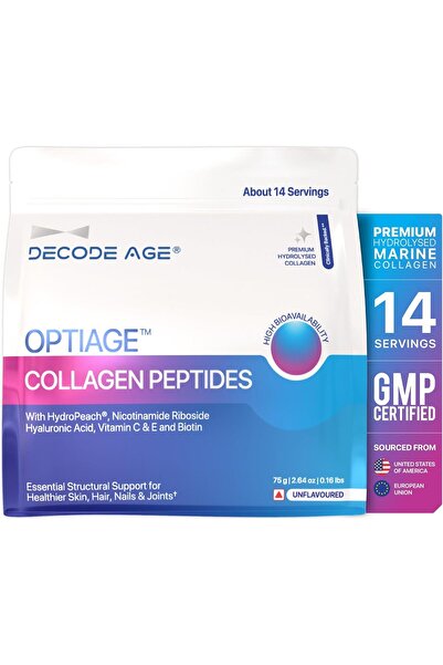 decode age مكمل غذائي ببتيدات الكولاجين البحري من أوبتي إيدج | يدعم صحة الشعر...