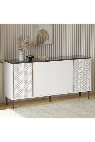 MERT SERT MOBİLYA Bertilda Konsol, Tv Sehpası, Tv Ünitesi, Kahve Köşesi, Banyo Dolabı, Çok Amaçlı Dolap