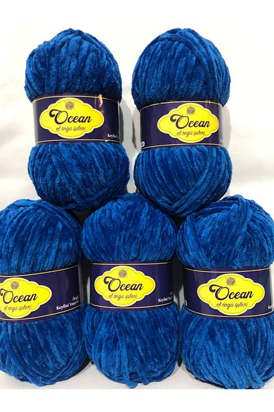 Selen Soft Textured Velvet Hand Knitted, 5 Pieces 100 Gr 120 Mt