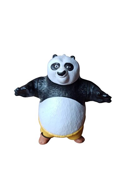 Hureggo vintage çizgi film karakteri panda figür oyuncak 12 cm
