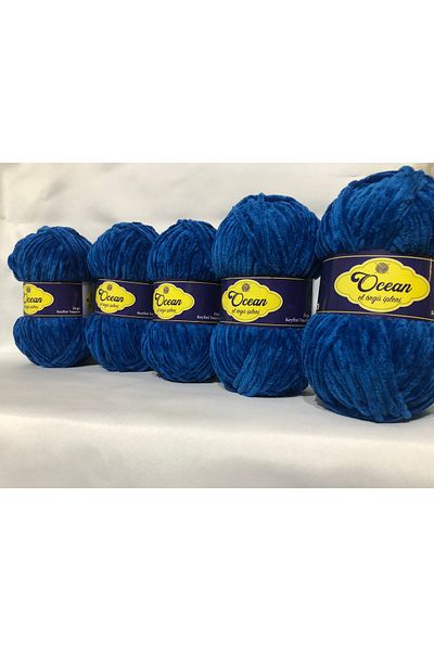 Selen Soft Textured Velvet Hand Knitted, 5 Pieces 100 Gr 120 Mt