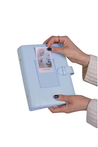 Nobbystar Instax 193 Photo Capacity Blue Polaroid Photo Album with Pockets