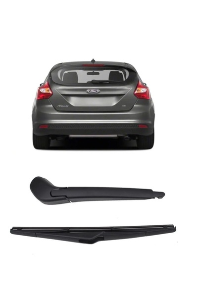 CMEPARTS Ford Focus 3 MK3 2012-2017 Arka Cam Silecek Kolu Ve Süpürgesi Kapak ...