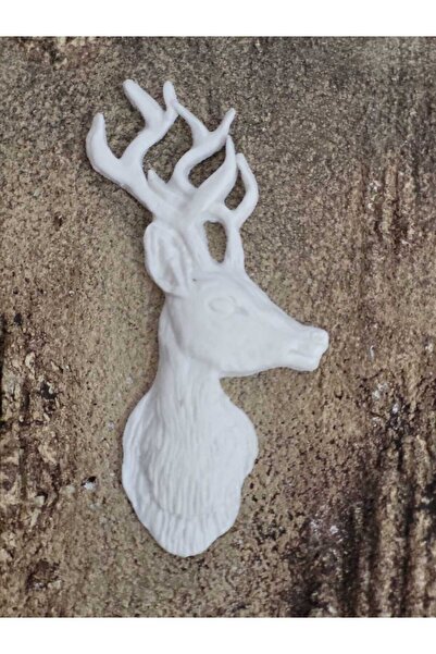 Hayalsanat Geyik Büstü Esnek Aplik No:HS36 Ahşap, Mobilya Yenileme, Mobilya Süsleme 10x3cm