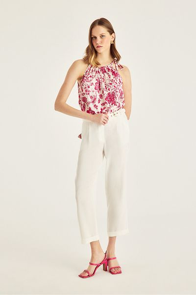 Naramaxx Belt Detailed Double Leg Trousers