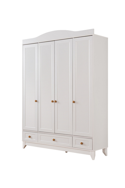 miracool Allende 4 Kapılı Dolap / Gardrop / Ücretsiz Kurulum / 4 Kapaklı Gardrop