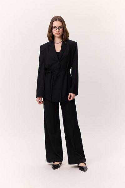 Manuka Wide Leg Palazzo Pants Black