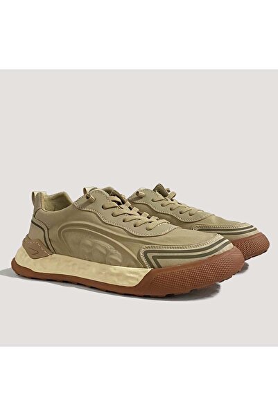 GAMELU Men's Casual Shoes Wine - Beige - 41