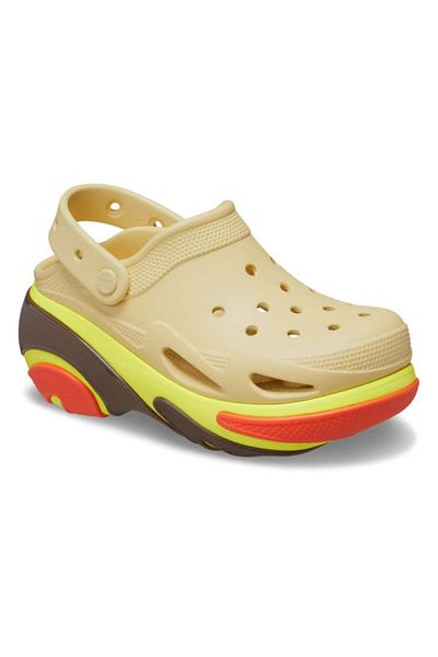 Crocs Saboti Bubble Crush Clog Maro - Sesame 43-44 Eu - W12 Us