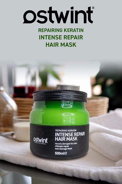 Ostwint Hair Care Mask Protein 500ml for Fine and Heat Treated Hair