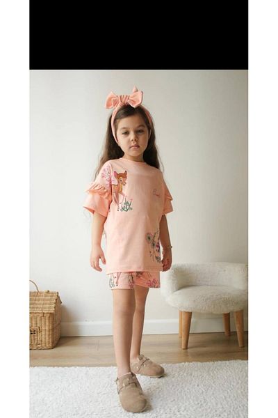 ÖRZİKİDS Printed Girl Shorts Suit 3/10 Years