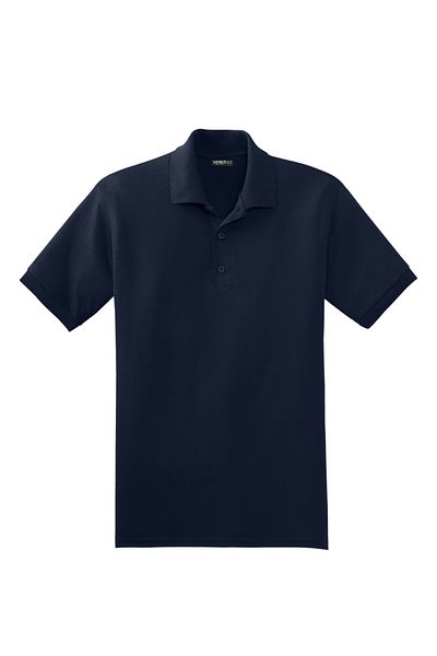 GENIUS STORE Мъжка стандартна кройка, несвиваема поло яка, тениска, плат за тениска, нормална кройка, стандартна кройка