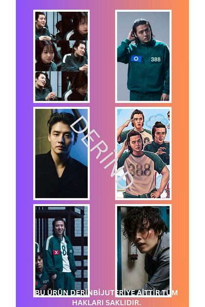 DERİND Squid Game Player Kang Dae-Ho Set 8 Pcs