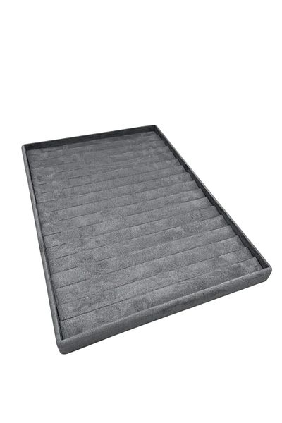 MeGass Dekor Domestic Production Special Geranium Fabric Smoked Color 34/24cm 14 Pieces Gradual Drawer Bracelet Table