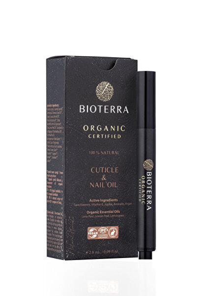 Bioterra Organik Tırnak Ve Tırnak Eti Bakım Yağı 2,8 ml | Doğal Tırnak Güçlendirici Ve Nemlendirici